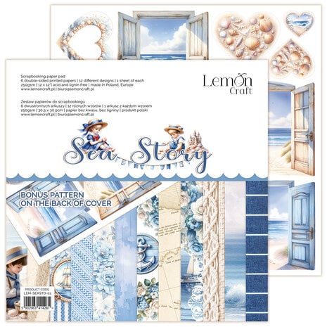 Lemon Craft - Sea Story 12x12 Inch Paper Pad