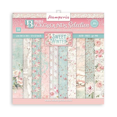 stamperia-sweet-winter-backgrounds-8x8-inch-paper