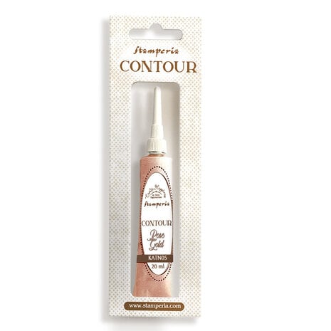 Stamperia- Create Happiness Contour Liner Rose Gold 20ml