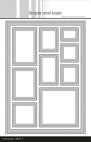 Simple and Basic die "A5 frame w/windows"