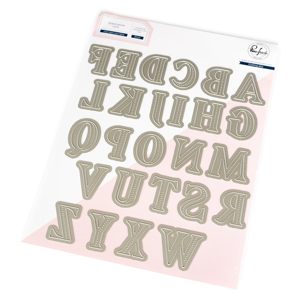 Pinkfresh Studio -  Jody Uppercase Alpha die