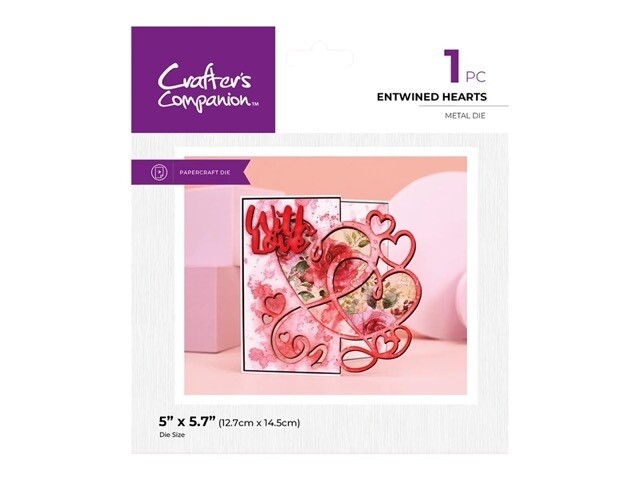 CC - Edgeable Snijmal - Cupid & Hearts - Entwined Hearts