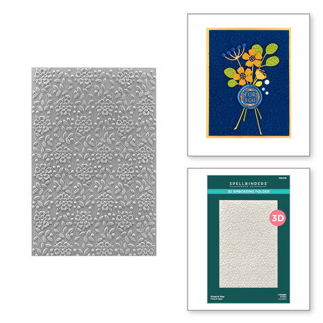 Spellbinders - Floral & Vine 3D Embossing Folder