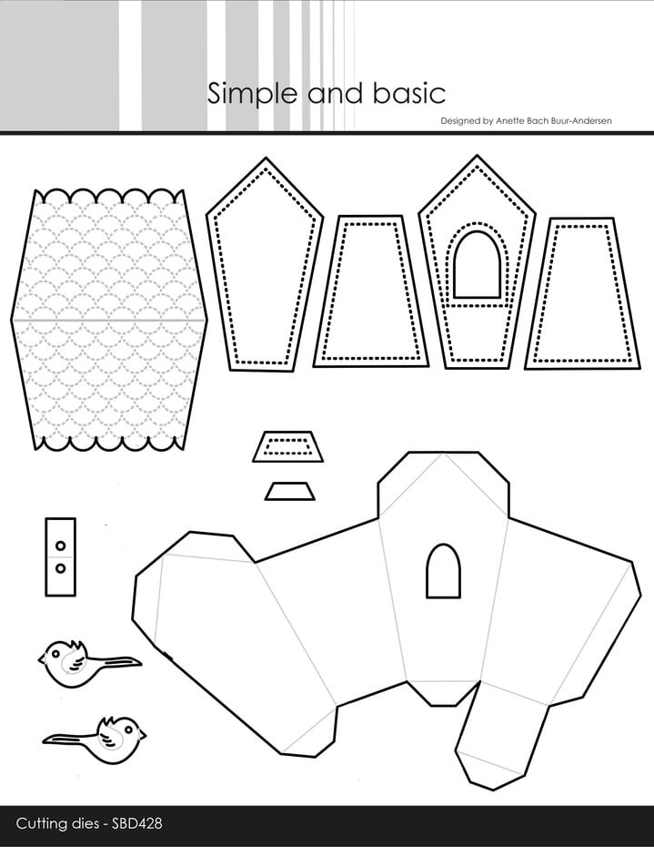 Simple and Basic - Large 3D Birdhouse Dies