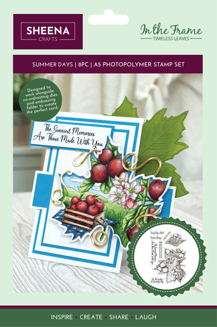 Crafter's Companion - In The Frame Timeless Leaves Stamp Summer Days