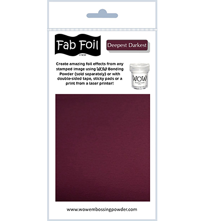 WOW Fabulous Foil - Deepest Darkest Crimson