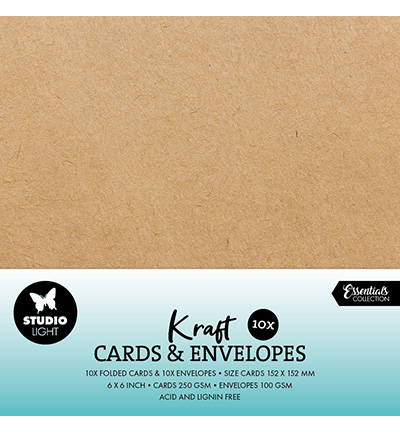 Cards & Envelopes Kraft Consumables nr.12