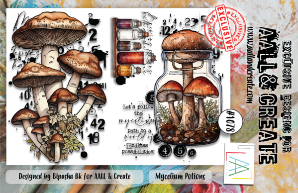 AALL and Create - Stamp Set A6 Mycelium Potions