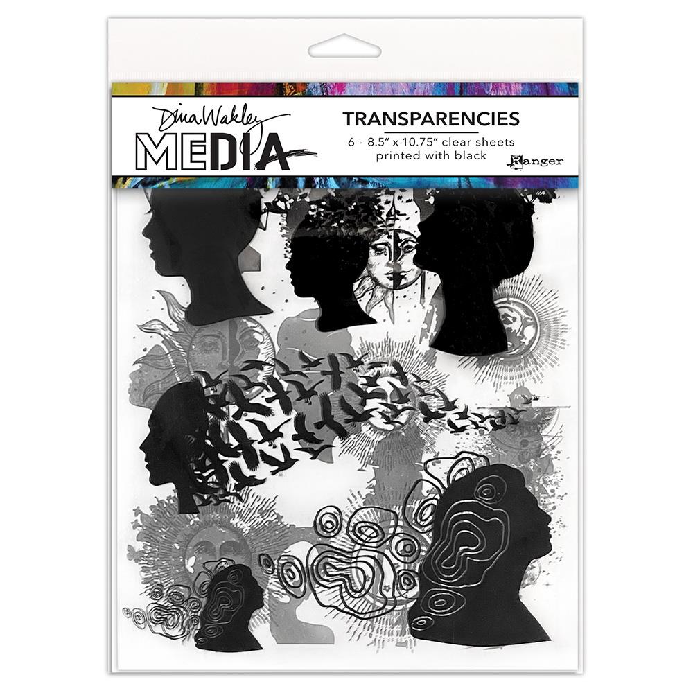 Dina Wakley Media Transparencies - Focals Set 1 