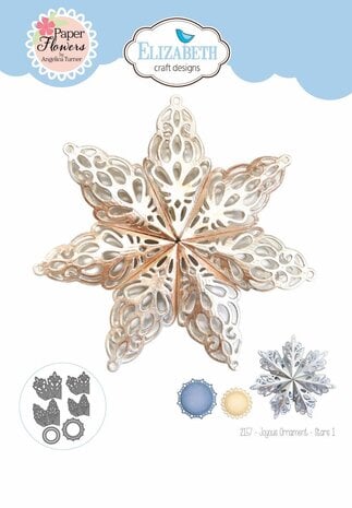 Elizabeth Craft  - Joyous Christmas Dies Joyous Ornament Stars 1