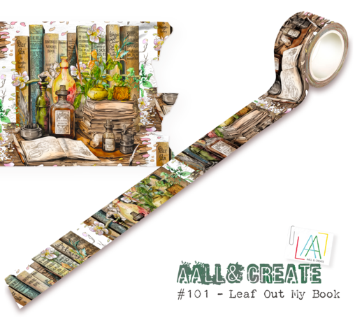 AALL and Create - Washi Tape 25mm 10m Leaf Out My Book