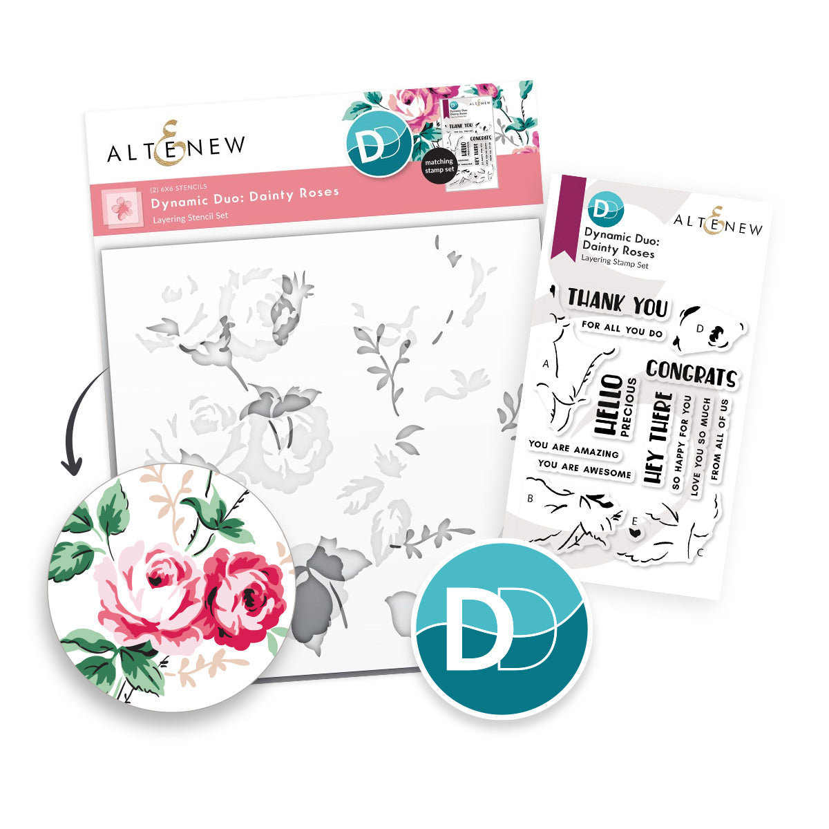 Altenew - Dynamic Duo: Dainty Roses