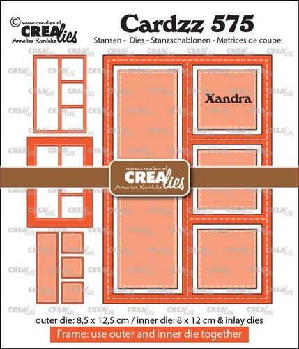 Crealies Cardzz Frame & Inlay Xandra