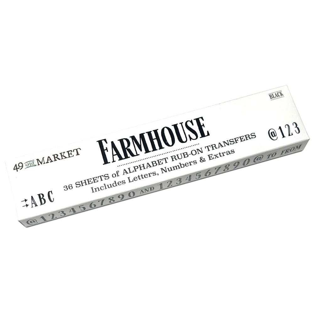 49 And Market Rub-On Transfer - Farmhouse