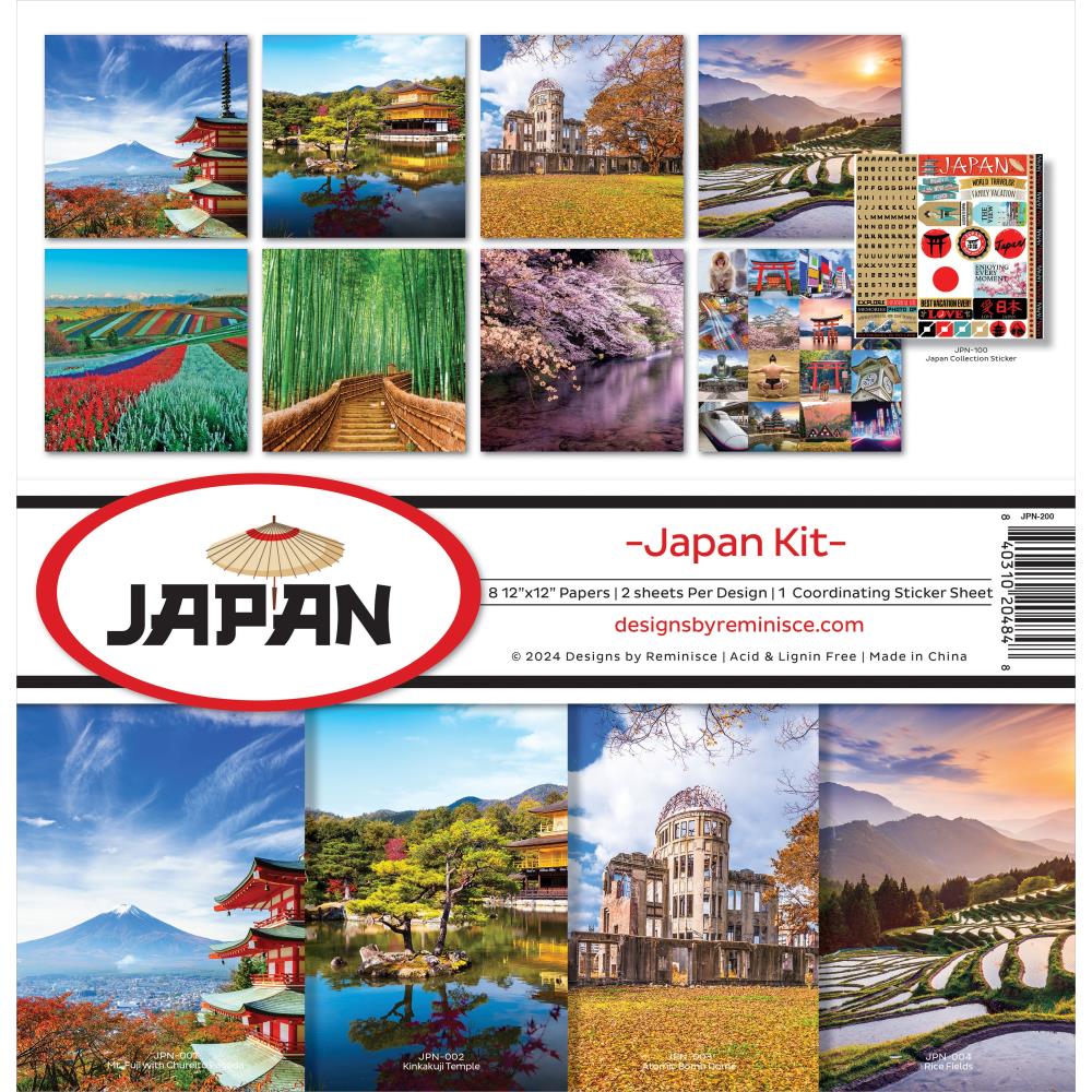 Reminisce Collection Kit 12"X12" - Japan