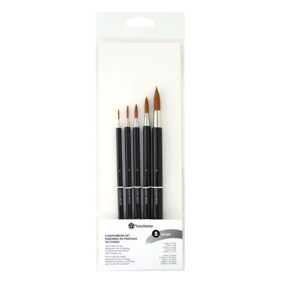 Yasutomo - Fusion Brush Set - Sizes 1 - 5