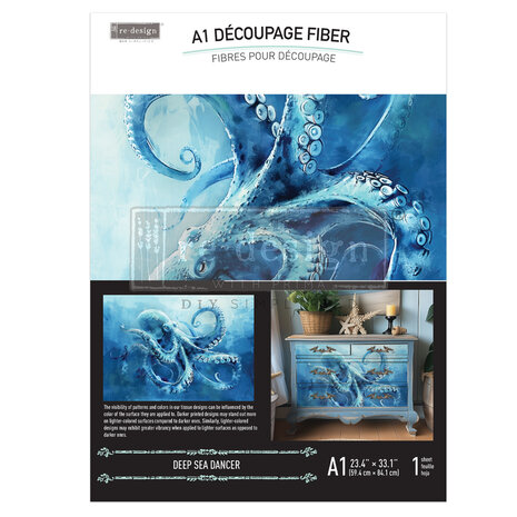 Re-Design with Prima Deep Sea Dancer A1 Decoupage Fiber (1pcs)