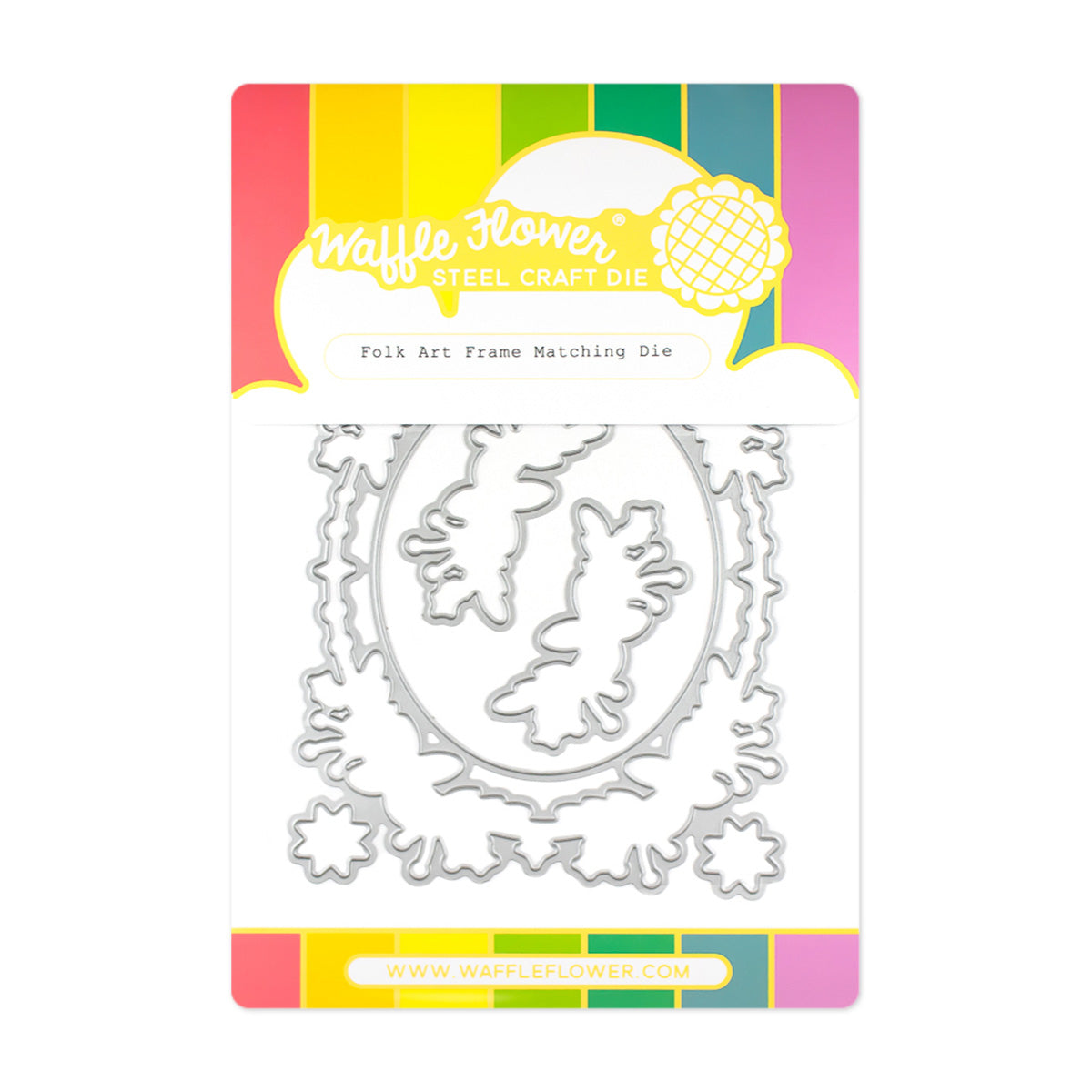 Waffle Flower - Folk Art Frame Matching Die