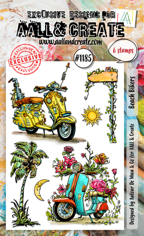 AALL and Create - Stamp Set A6 Beach Bikers