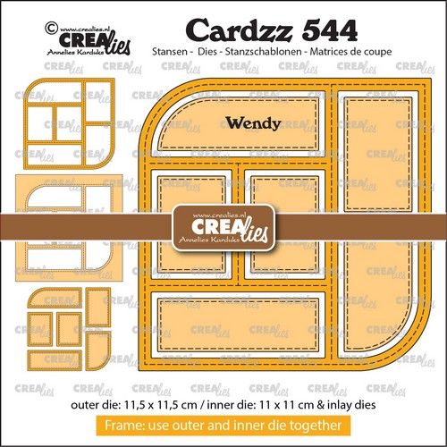 Crealies Cardzz Frame & Inlays Wendy