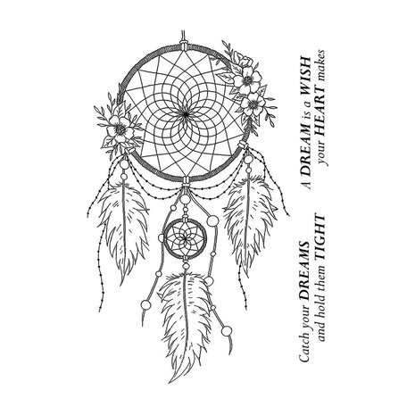 Crafty Individuals - Dreamcatcher Unmounted Rubber Stamps