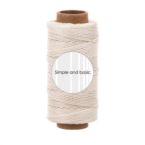 Simple and basic Polyester Thread "Ivory"