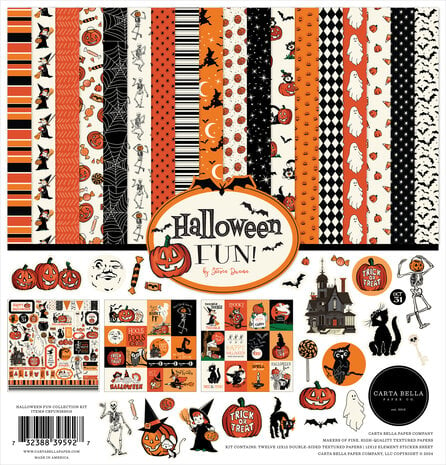 Carta Bella - Halloween Fun 12x12 Inch Collection Kit 