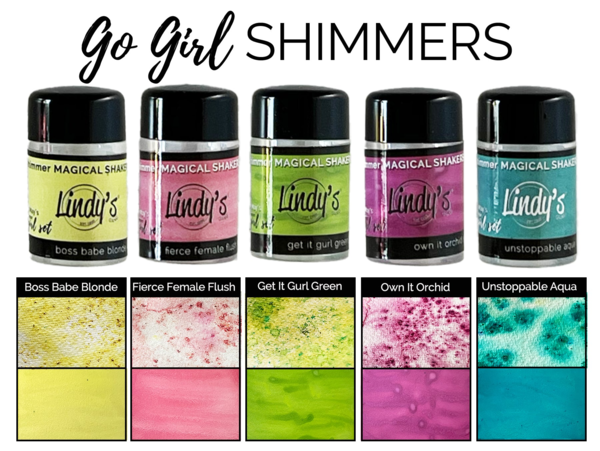 Lindy's Stamp Gang - Go Girl! Shimmers Magical Shaker 2.0 SET