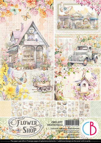 Ciao Bella - Flower Shop A4 Creative Pad (9pcs)