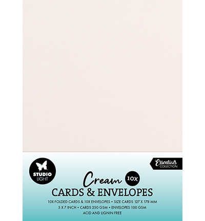 Cards & Envelopes Creme Consumables nr.06