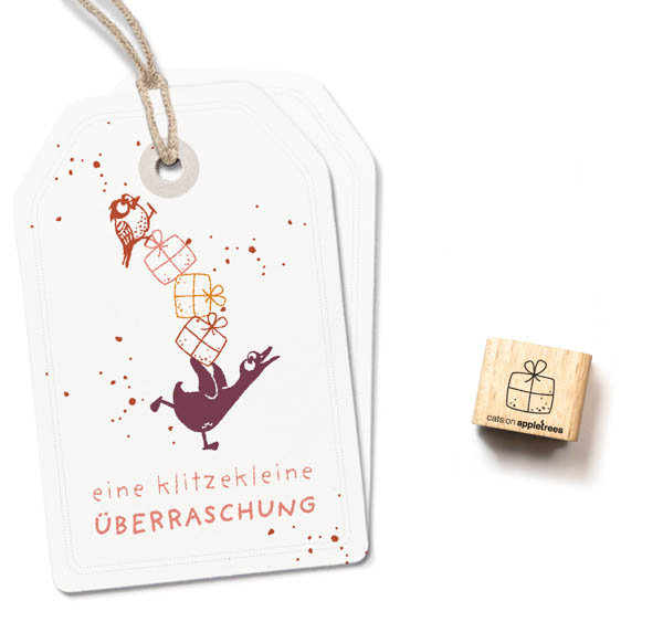 cats on appletrees - Ministempel Geschenk 11