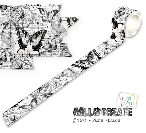 AALL and Create -Washi Tape 25mm 10m Pure Grace