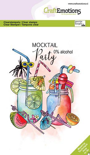 CraftEmotions Clearstamps A6 – Kindermocktail GB Dimensional stamp