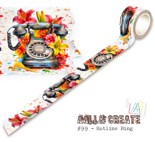 AALL and Create - Washi Tape 25mm 10m Hotline Ring