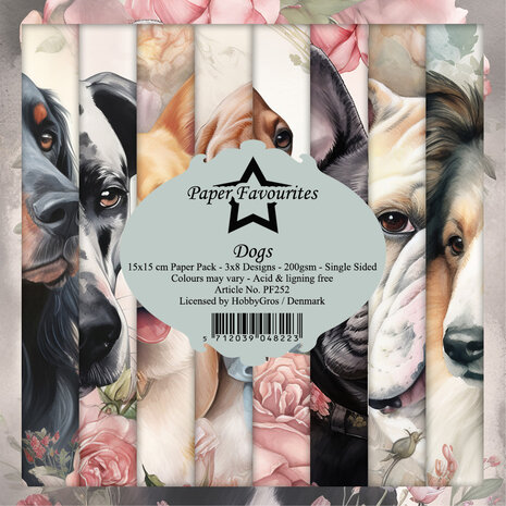 Paper Favourites - Dogs 6x6 Inch Paper Pack