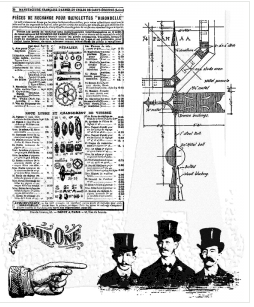 Tim Holtz Cling Mount Stamps: Steampunk