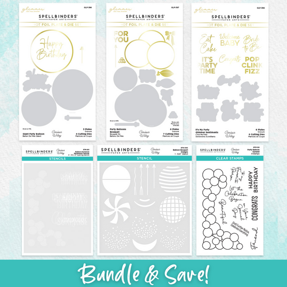 Spellbinders - It's My Party Want It All Bundle from the It’s My Party Collection by Carissa Wiley