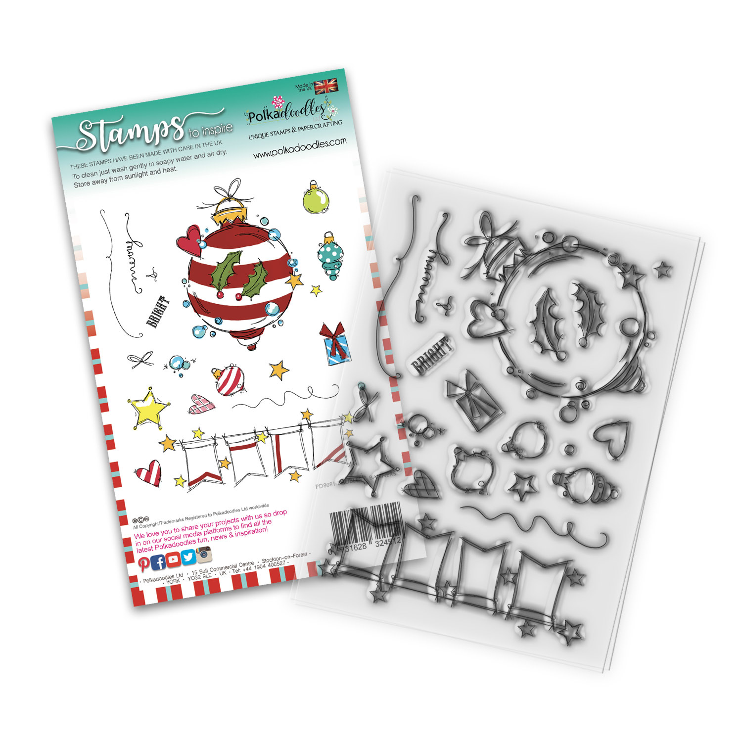 polkadoodles-baubles-banners-christmas-clear-stamp