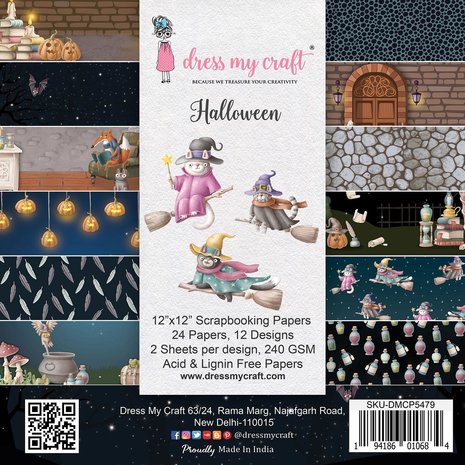 dress-my-craft-halloween-12x12-inch-paper-pad-dmcp