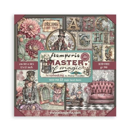 Stamperia - Master of Magic 12x12 Inch Paper Pack Maxi (Single Face)