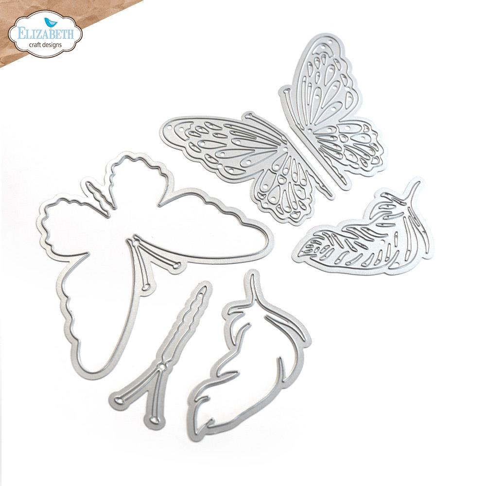 Elizabeth Craft Metal Die -   Ornate Butterfly 