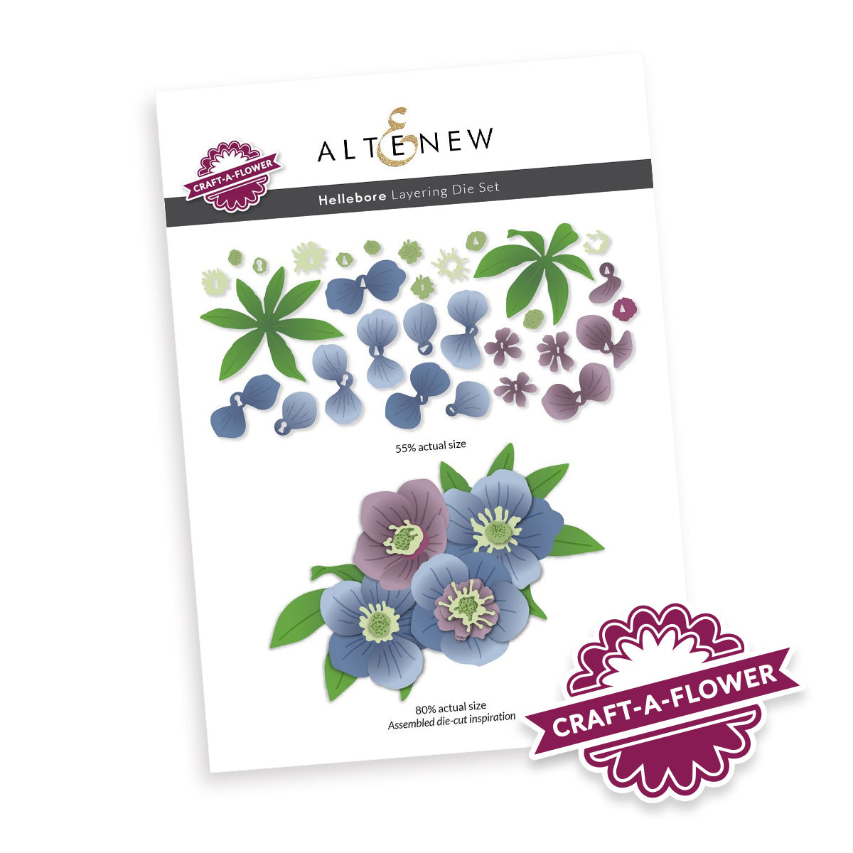 Altenew - Craft-A-Flower: Hellebore Layering Die Set 