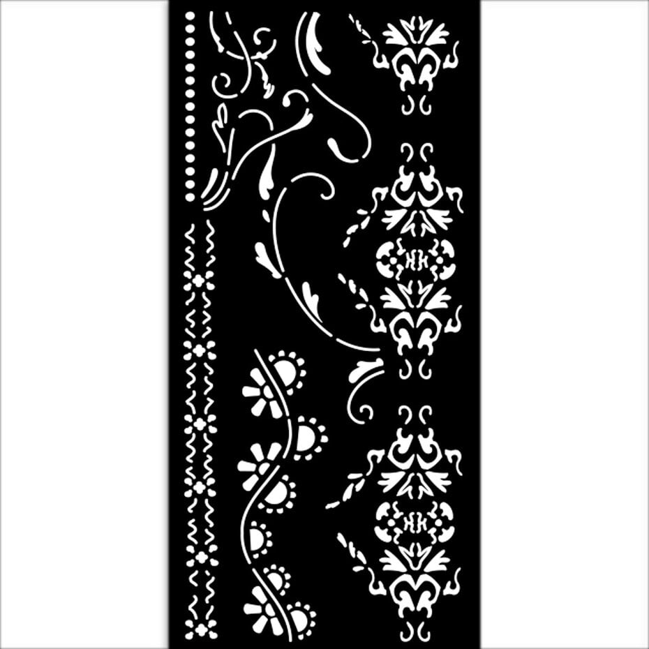 Stamperia - Old Lace Thick Stencil 12x25cm Borders