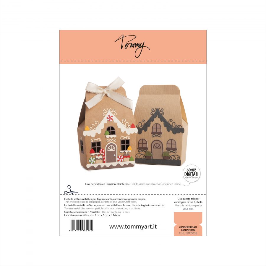  Tommy fustella – Gingerbread House Box 