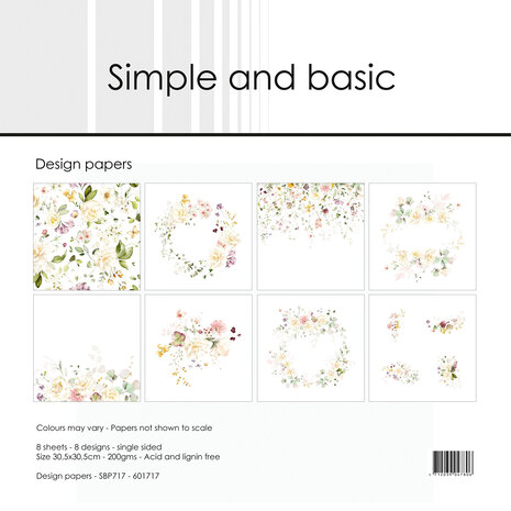 Simple and Basic - Spring Feelings 12x12 Inch Paper Pack 