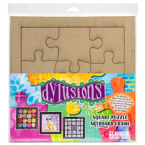 Stampers Anonymous - Artboard Frame Dylusions Square Puzzle 