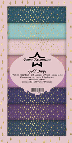 paper-favourites-gold-drops-slim-paper-pack-pfs060