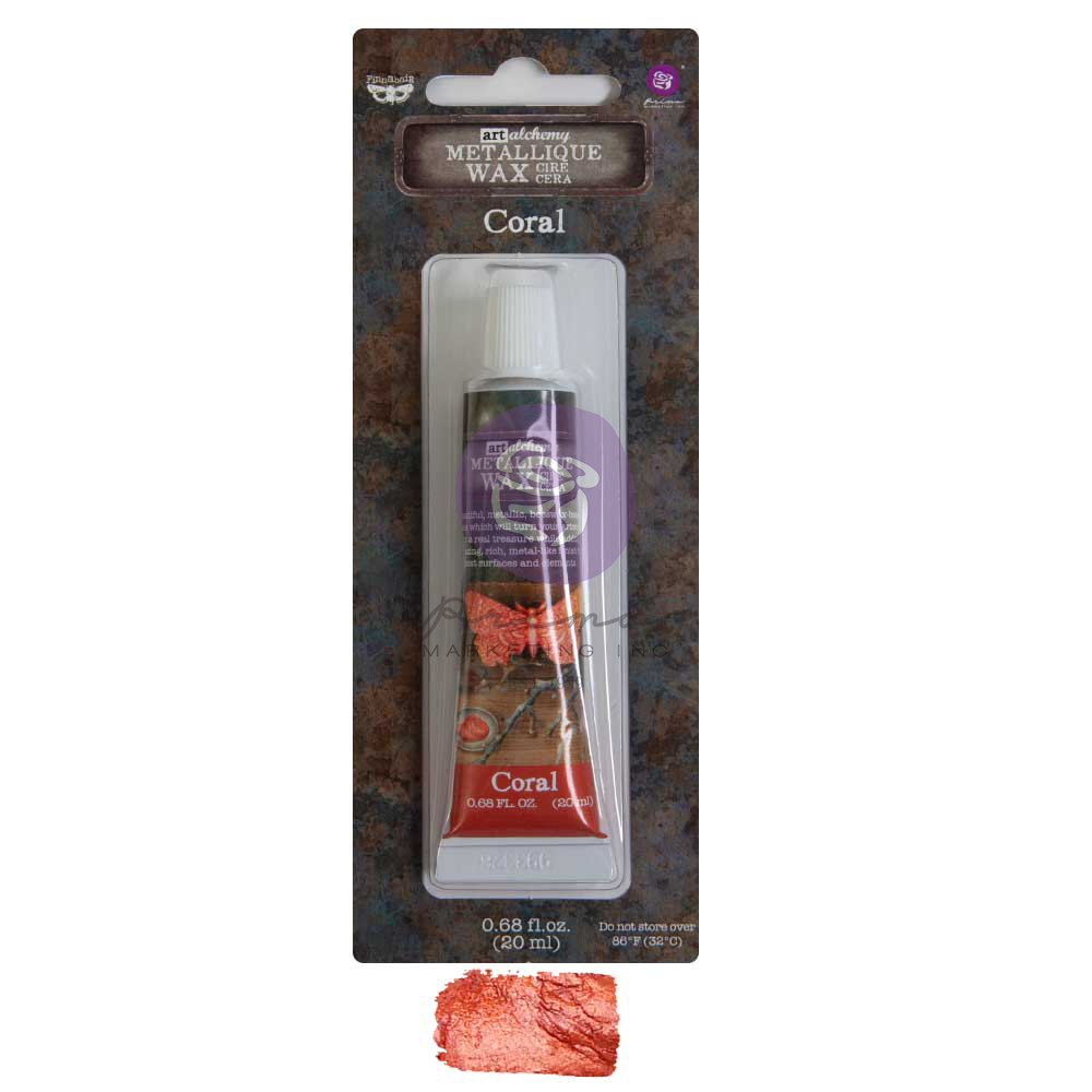 Finnabair Art Alchemy Metallique Wax – Coral