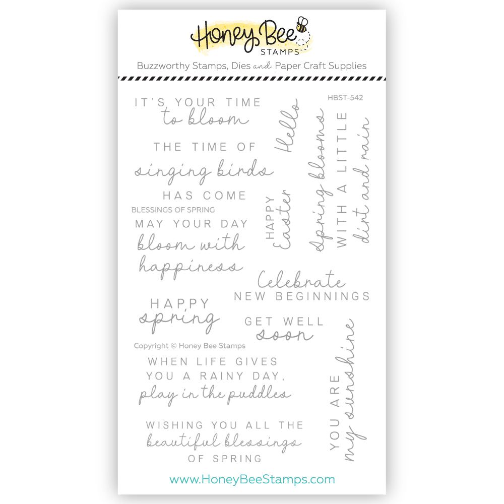 Honey Bee - Blessings Of Spring 4x6 Stamp Set