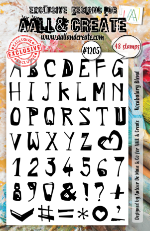 AALL & Create -Stamp Set A5 Vocabulary Blend